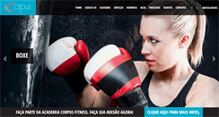 Desktop Screenshot of academiacorpusfitness.com.br